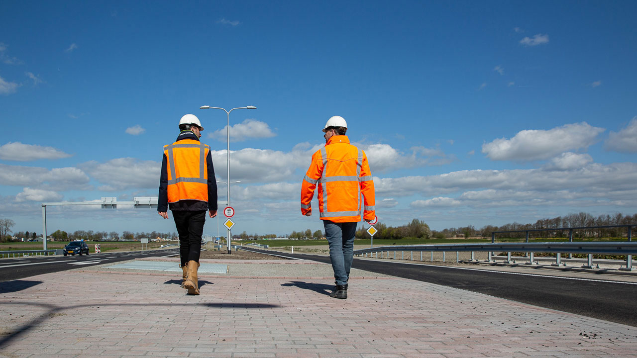 Medewerkers op nieuwe Vredenburghlaan – bijdrage aan veilige infrastructuur en duurzame gebiedsontwikkeling in Utrecht
