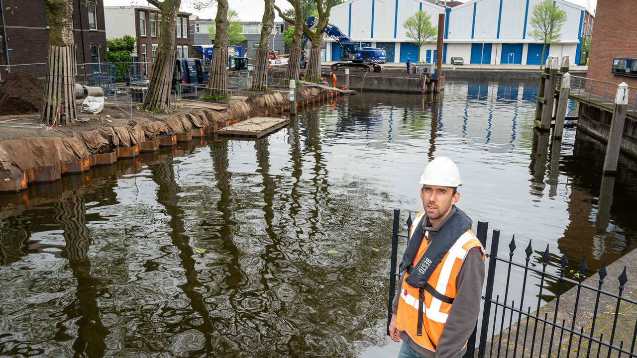 Tetra Tech begeleidt kadeversterking en herinrichting Hooikade met behoud van historische bomen en slimme oplossingen binnen UAV-GC contract