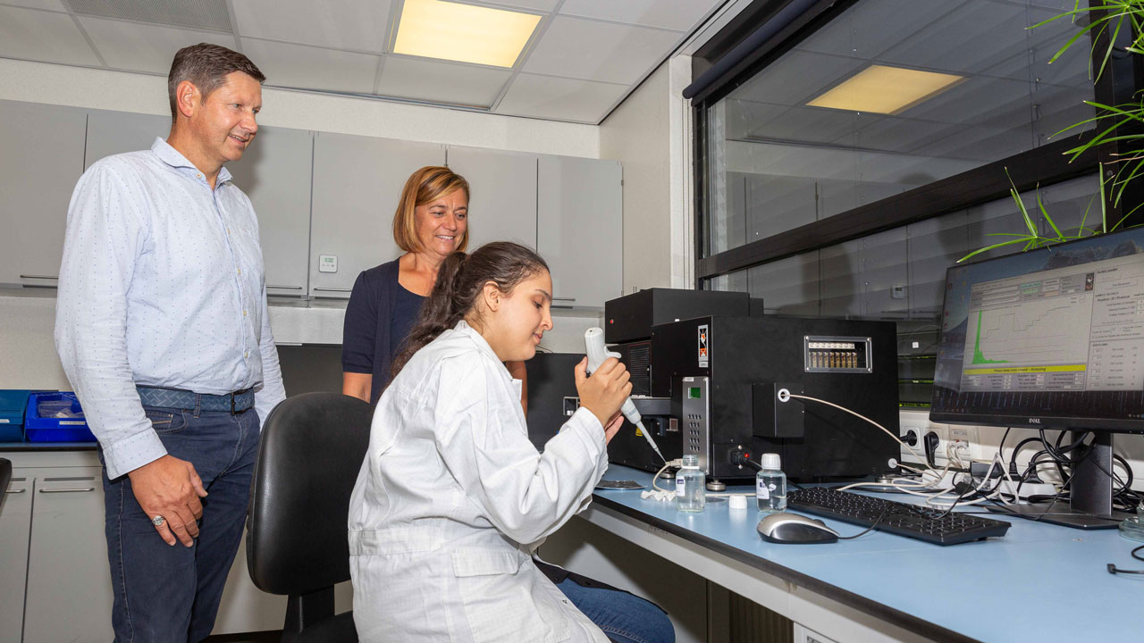 Lab analyse van monster