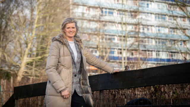 Karla van Stekelenburg, Projectleider - voor appartementencomplex, betrokken bij bouwkundige keuringen en onderhoudsinspecties in stedelijke woonomgeving