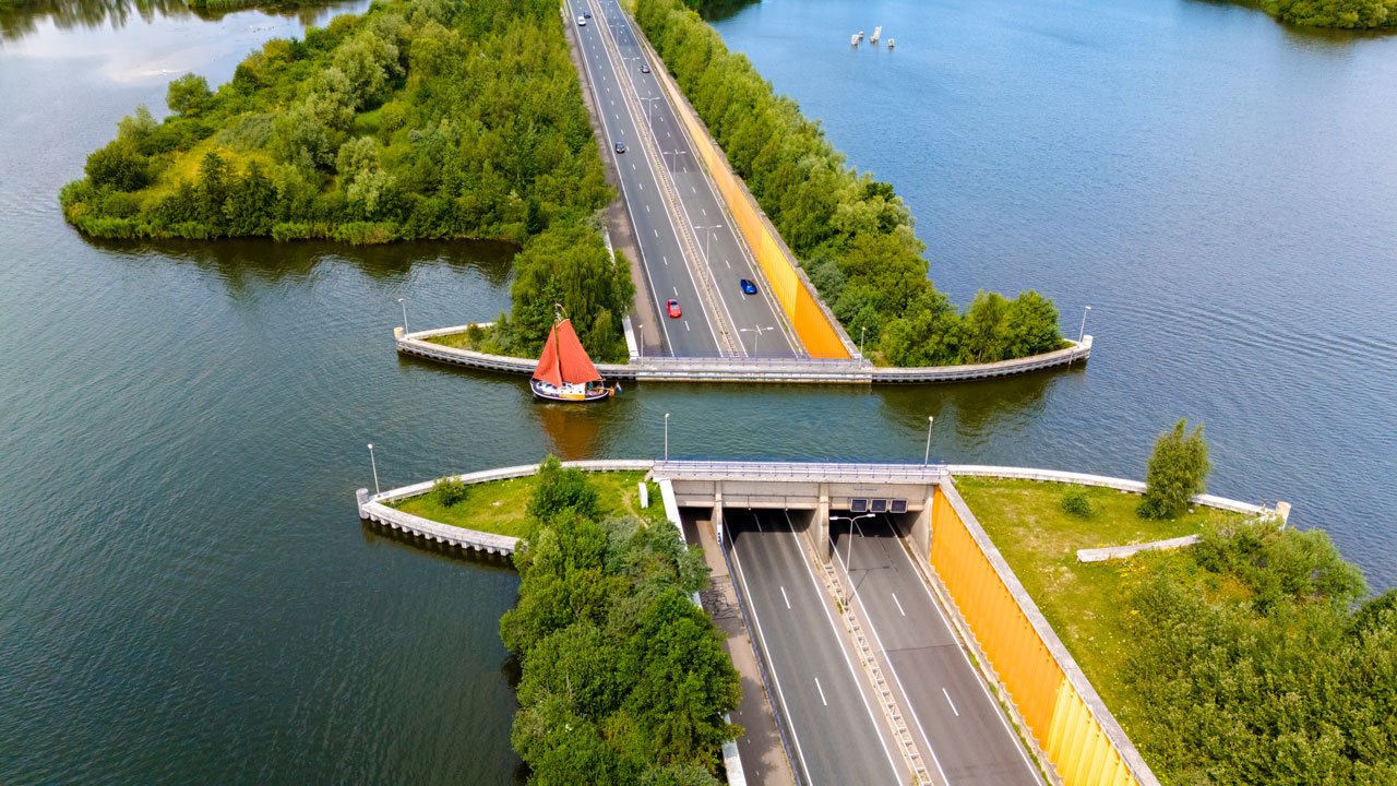 Aquaduct Veluwe meer