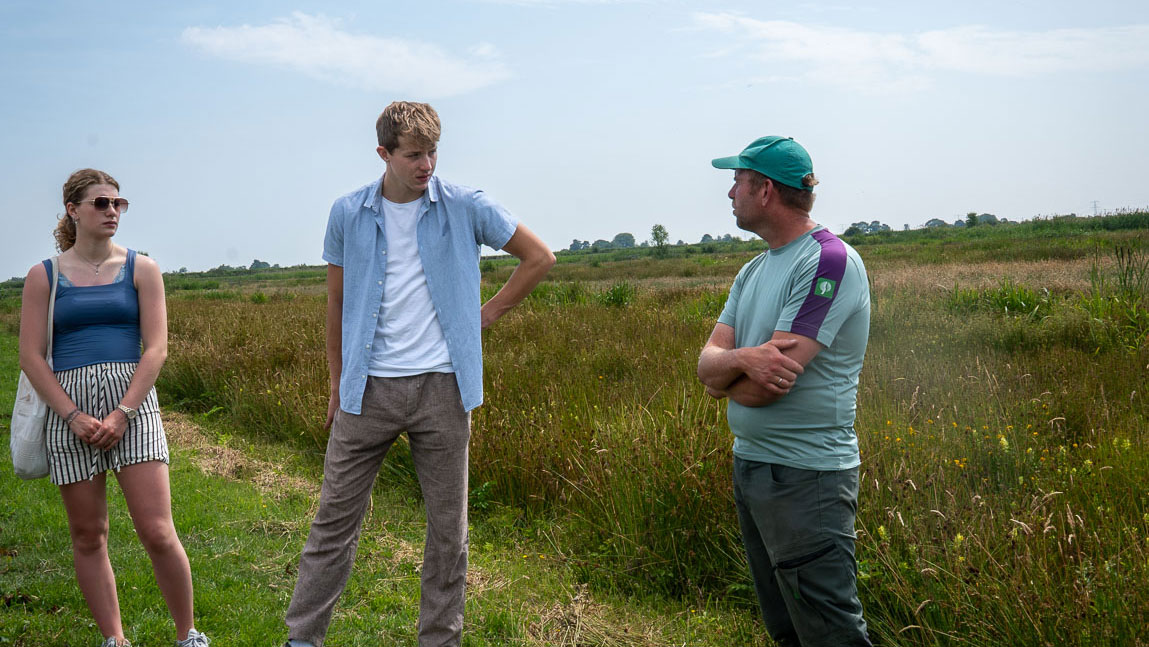 Uitleg in natuurgebied