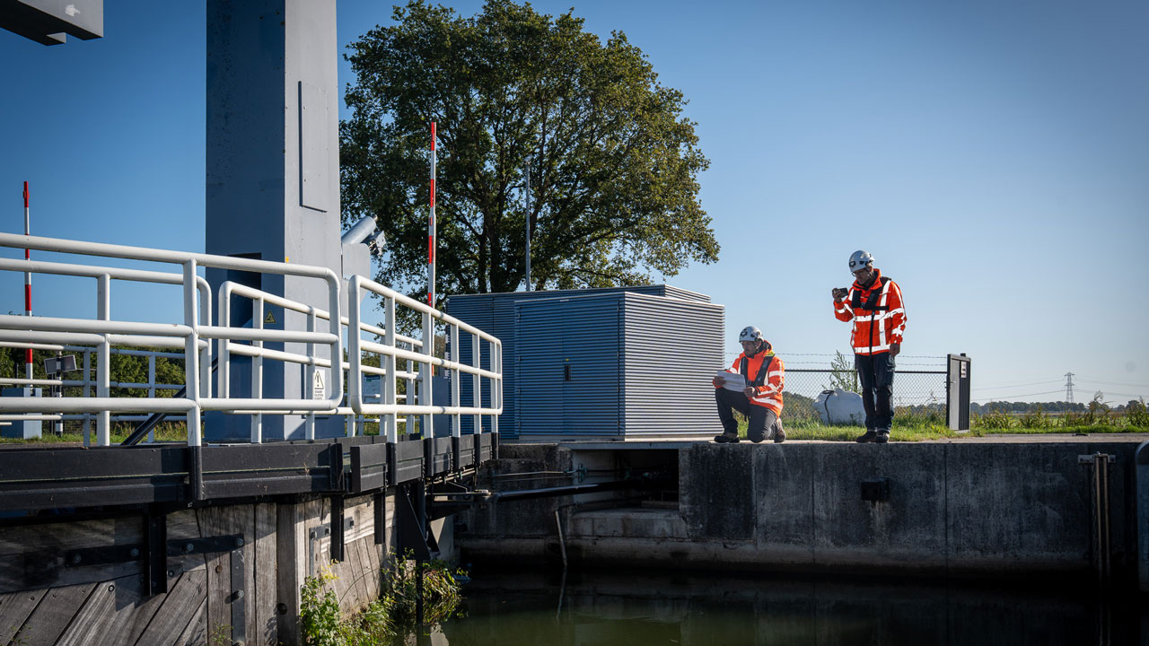 Brug inspectie op locatie