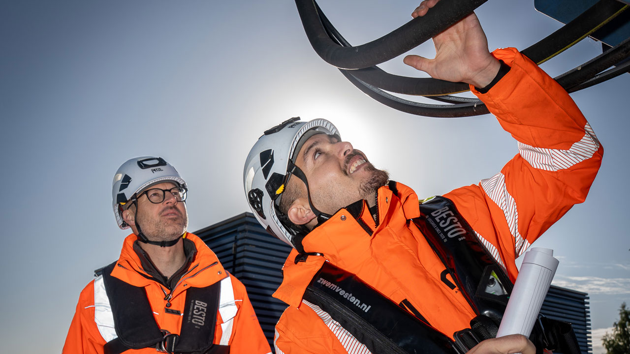 Inspecteren van brug